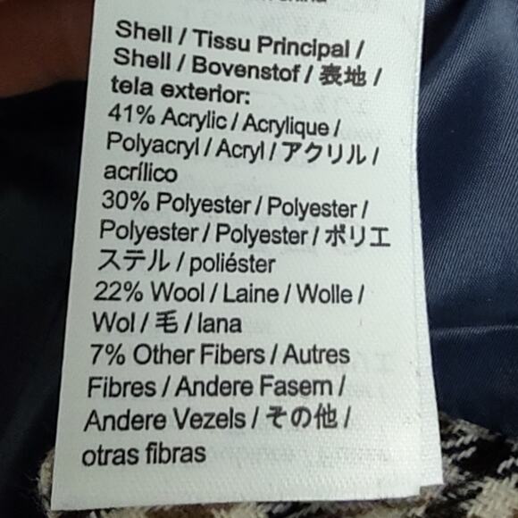 J. Crew Brynn Double Breasted Blazer Jacket in Plaid Italian Wool Blend size 10 - Picture 15 of 16